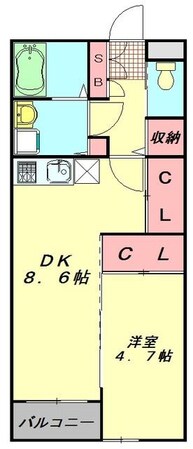 サボアの物件間取画像